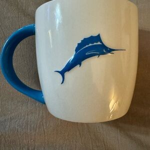 Blue Tommy Bahama Logo Marlin Mug